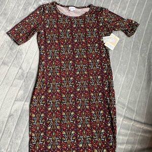 LuLaRoe Julia Dress Size S